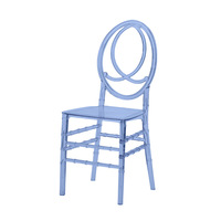 Chaises empilables en plastique PP de style chivalerie, directement de l'usine, pour mariage