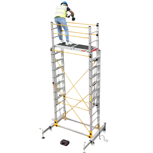 <span class=keywords><strong>Platform</strong></span> Kerja Udara Konstruksi, Perancah Teleskopik, Tangga Lipat, Menara Perancah Aluminium - Product Image 3