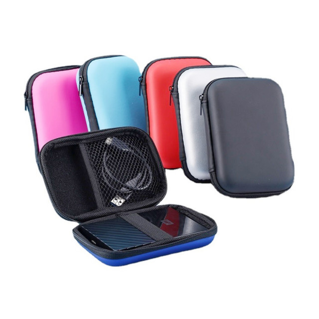 Portable Candy-Color EVA Storage Case 2.5 Inch Hard Disk Carrying Bag for External HDD