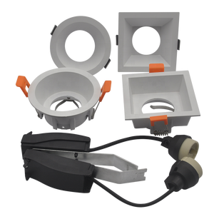 Downlight encastré <span class=keywords><strong>gu10</strong></span> cadre de downlight blanc <span class=keywords><strong>GU10</strong></span> avec support de lampe luminaire <span class=keywords><strong>spot</strong></span> - Product Image 6