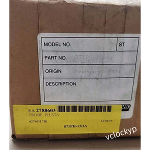 NOUVEAU SOND DE PH FABRIQUÉ EN USINE SOUS EMBALLAGE D'ORIGINE Foxboro 871PH-1X3A T - Product Image 1