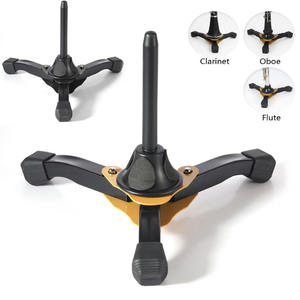 Soporte plegable de tres patas para <span class=keywords><strong>flauta</strong></span> de clarinete y oboe para instrumentos de viento de madera-Soporte de descanso portátil para instrumentos de viento de madera - Product Image 1