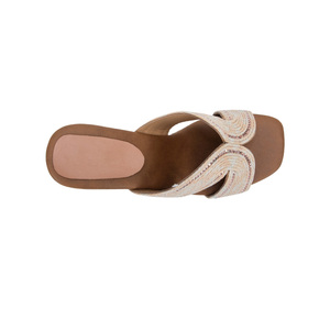 Sandales <span class=keywords><strong>compensées</strong></span> en <span class=keywords><strong>cuir</strong></span> HZLF pour femme, à <span class=keywords><strong>bout</strong></span> <span class=keywords><strong>fermé</strong></span>, avec fermeture boutonnée, talons fins de 7 cm, plateforme, pour l'automne, le printemps, l'été, la plage, et les occasions habillées - Product Image 4