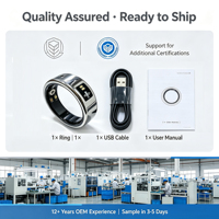 Bague Intelligente à Commande Vocale avec Microphone, Étanche IP68, Solution de Transcription Vocale IA Multilingue, Télécommande en Acier Inoxydable