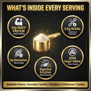 Proteine del Siero di Latte in Polvere Gold Standard OEM/ODM - Integratore Nutrizionale Sportivo Pre Allenamento con Aminoacidi - Product Image 6