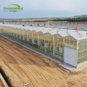 Prix <span class=keywords><strong>d</strong></span>'usine Grande serre en verre multi-chapelles avec ventilation, kits de culture de légumes, jardin botanique intelligent pour jardinage extérieur - Product Image 4