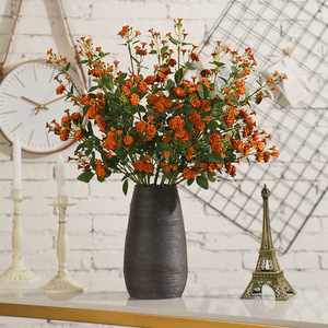 Wholesale Simulation Silk <strong>Artificial</strong> Roses Bouquet Flowers <strong>Artificial</strong> <strong>Rosa</strong> Multiflora for Wedding or Home Decoration - Product Image 4