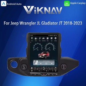 Unité principale à écran tactile VIKNAV de remplacement pour Jeep Wrangler JL Gladiator 2018-2023, autoradio compatible CarPlay et Android Auto - Product Image 2