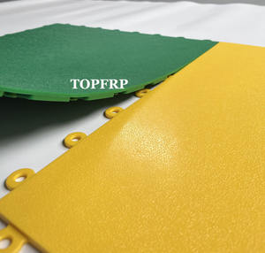 Alfombrilla de suelo de PVC para garaje ecológica/baldosas de suelo de PVC entrelazadas de 7mm baldosas de vinilo de PVC de alta resistencia para taller - Product Image 2