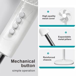 Tùy chỉnh 16 \ "bệ đứng nhà fan hâm mộ điện tầng thường vụ fan hâm mộ cho phòng ngủ nhựa bệ Fan - Product Image 3