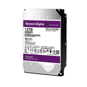 Disque dur interne pour ordinateur de bureau SATA 3,5 pouces WD121PURP 12 To, Purple Pro 6 Gb/s, 128 Mo, neuf d'origine - Product Image 5