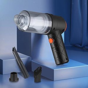 Aspiradora Inalámbrica Recargable Negra de ABS, Portátil, de Alta Potencia, con 45-60 Minutos de Autonomía para el Hogar y el Automóvil - Product Image 6