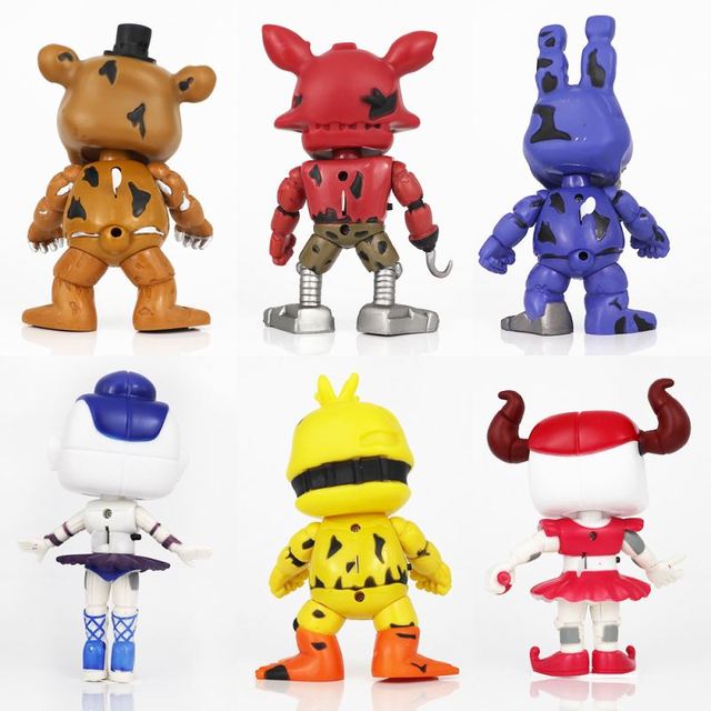 new Toy Personalized Wholesale Customization Five Nights at Freddy Action Figures 6pcs/pack FNAF Toy Model