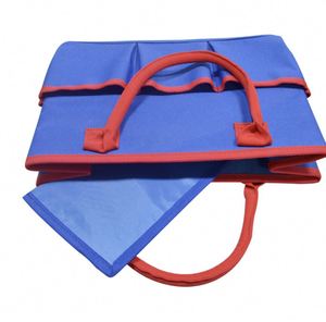 Bolsa de mano personalizada de lona para escuela de jardín de infantes para maestro, bolsa de transporte, herramienta para bebé, pañal de guardería, juguete, bolsa de almacenamiento para madre, cesta - Product Image 4