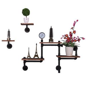 <span class=keywords><strong>Étagère</strong></span> <span class=keywords><strong>murale</strong></span> en <span class=keywords><strong>fer</strong></span> <span class=keywords><strong>forgé</strong></span> de style industriel, <span class=keywords><strong>étagère</strong></span> décorative créative, <span class=keywords><strong>étagère</strong></span> à livres, <span class=keywords><strong>étagère</strong></span> à bouteilles de vin - Product Image 4