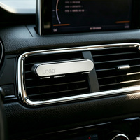 Diffuseur d'air intelligent de luxe pour voiture avec contrôle automatique, parfum d'ambiance en gros, fixation sur grille d'aération, clip en alliage solide