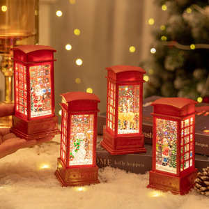 زينة عيد الميلاد الجديدة عبر الحدود nuohan كرة كريستال ضوء الثلج كشك الهاتف الثلوج gif - Product Image 3