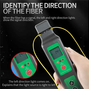 Identificateur de fibre optique KFI 40 avec écran LED, outil de test FTTH pour la détection de la direction et la vérification des ruptures, en plastique - Product Image 2