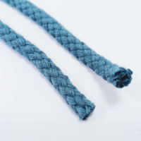 Cordon/corde en coton tressé souple et durable de 5 mm pour travaux de macramé