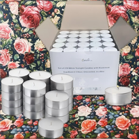 Bougie chauffe-plat sans fumée, à base de plantes naturelles, colorée, petite, pour décoration extérieure et intérieure, longue durée 8 heures, pour la préparation du thé