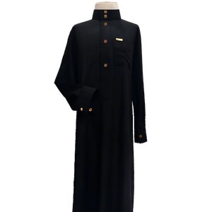 Stock stile Qatar abiti da bambino scatola con colletto alto con bracciale con tasca laterale abiti eleganti - Product Image 1