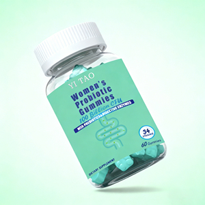Gommes probiotiques de haute qualité pour femmes, pour la santé vaginale et urinaire et le soutien digestif, sans sucre, véganes, à croquer, marque privée - Product Image 4
