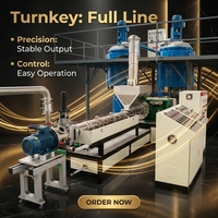 Lini Produksi Pelet Perekat Hot Melt dengan Sistem Pendingin Cincin Air dan Solusi Turnkey Pelletizing