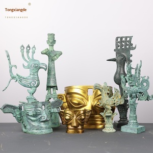 Artesanía Antigua Recopilada de Sichuan Guanghan Sanxingdui: Liren Zunmu Shenshu de Bronce, Venta al por Mayor Directa de Fábrica - Product Image 4