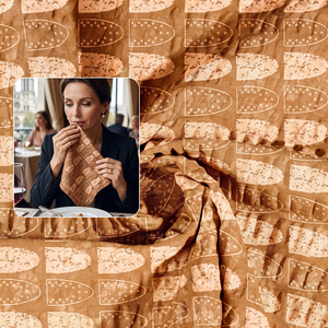 Tela de Crepé de Algodón Texturizado con Efecto Arrugado de Burbujas, <span class=keywords><strong>Estampado</strong></span> de Formas Orgánicas Abstractas para Decoración del Hogar, Venta al <span class=keywords><strong>Por</strong></span> Mayor - Product Image 3