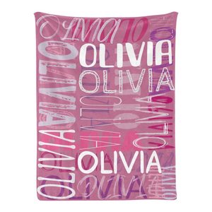 Mantas personalizadas de cumpleaños para bebés, manta personalizada con nombre para niños y adultos, venta al por mayor - Product Image 3