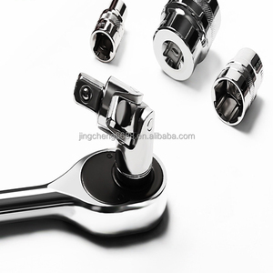 새로운 핫 모델 37PCS 세트 크롬 바나듐 스틸 소켓 렌치 세트 자동차 수리 렌치 스패너의 정비공 도구 세트 - Product Image 5