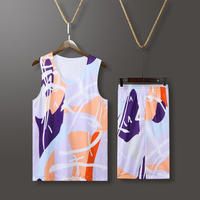 Conjunto de Uniforme de Baloncesto Reversible sin Mangas, Doble Cara, 100% Poliéster, Secado Rápido, Transpirable, Personalizable para Hombres y Jóvenes, Uniforme de Equipo en Blanco