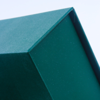 Caja de Papel Plegable con Cierre Magnético Verde Personalizada con Asa de Cuerda Trenzada, Ideal para Embalaje de Productos Premium y Regalos de Lujo