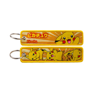 <span class=keywords><strong>Porte</strong></span>-clés brodé style 190, numéros 1 à 100, thème Pokémon Anime, avec lanière tissée en tissu brodé pour <span class=keywords><strong>porte</strong></span>-clés tendance - Product Image 3