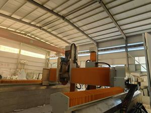 Hot New JK-3225 2 cọc + 1 Blade CNC Router 3D được thiết kế bằng đá cẩm thạch cắt động cơ động cơ bánh răng đá Máy khắc 7.5KW 3200 mét - Product Image 3