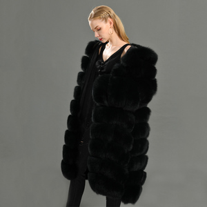 Mode Femmes Long <span class=keywords><strong>Manteau</strong></span> De Fourrure De Renard Naturel Fourrure Grand Col Renard <span class=keywords><strong>Manteau</strong></span> <span class=keywords><strong>Grande</strong></span> <span class=keywords><strong>Taille</strong></span> <span class=keywords><strong>Hiver</strong></span> <span class=keywords><strong>Manteau</strong></span> de Fourrure de Femmes De Luxe - Product Image 3