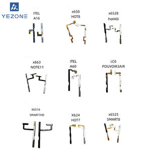 Pour Infinix Itel A16 A60 : Interrupteur marche/arrêt + Film flexible de volume latéral pour Infinix Hot 7 8 – Pièces de rechange pour réparation du câble flexible du volume - Product Image 1