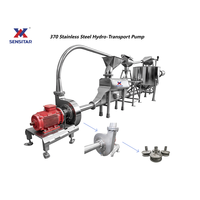 Pompe à hydrotransport en acier au carbone de qualité alimentaire Sensitar, transport sans perte pour la transformation des fruits et légumes, conforme aux normes ASME, CE, PED