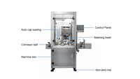 Sellador automático de latas de aluminio Pet para sellar latas, máquina selladora de latas de atún, cierre de pasta, hecho a medida de fábrica profesional