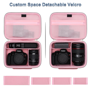 Túi đựng máy ảnh cứng cáp bằng chất liệu <span class=keywords><strong>EVA</strong></span>, túi đựng và bảo quản máy ảnh du lịch dành cho máy ảnh Canon EOS Rebel T7/R50/R6 Mark II/R100/R50 V/T6/R8/R10 - Product Image 2