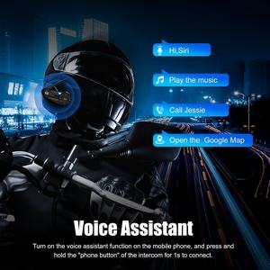 Intercomunicador para Motocicleta <span class=keywords><strong>Ejeas</strong></span> <span class=keywords><strong>Q2</strong></span> Full Duplex 800m Universal Bluetooth, Auriculares Intercomunicador para Moto - Product Image 2