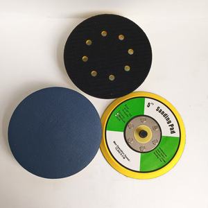 Disques abrasifs de 5 pouces 6 pouces crochet et boucle <span class=keywords><strong>tonnelle</strong></span> de 5/16 pouces avec 24 supports filetés crochet et boucle pour ponceuse orbitale - Product Image 4