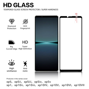 Protection d'écran en verre trempé incurvé 3D haute teneur en aluminium à couverture intégrale pour Sony XZ3 4 XPERIA 1 2 <span class=keywords><strong>5</strong></span> 10 II III IV V VI - Product Image 3