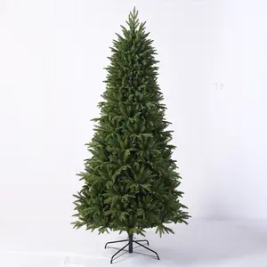 Proveedor de decoraciones para fiestas de Navidad Gigante para exteriores e interiores 7Ft Christmas Tree Artificial Slim