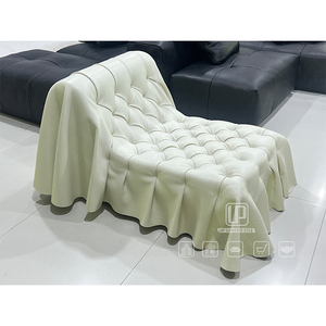 Sillón de Exterior de Cuero Blanco de Lujo para el Hogar, Oficina, Edificio, Sala de Estar, Apartamento, Hotel - Product Image 4