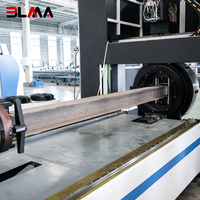 Máquina de Corte Láser de Fibra CNC BLMA de 3000W para Tubos Redondos, Tubos Cuadrados y Acero Angular, Solución de Corte de Metal de Alta Precisión