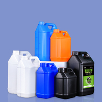 UMETASS haute qualité en gros 1L baril carré seau en plastique jerrican pour support d'emballage liquide ajouter 40% PCR