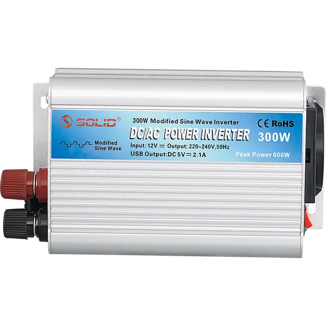 Solid Modified Sine Wave 150W To 300ワットCar Power Inverter DC 12V 24V To 110V 220V 230V 300 Watt Power Inverter