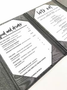 Exhibidores de Menús de Tres Caras para Restaurantes, Cubiertas de Menús de Cuero con Soporte Triangular - Product Image 4