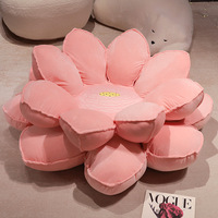 Grande peluche en forme de lotus, poupée porte-bonheur, pour filles, canapé, chambre, coussin de tatami.